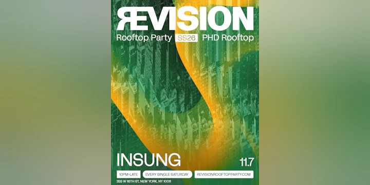 revision rooftop party