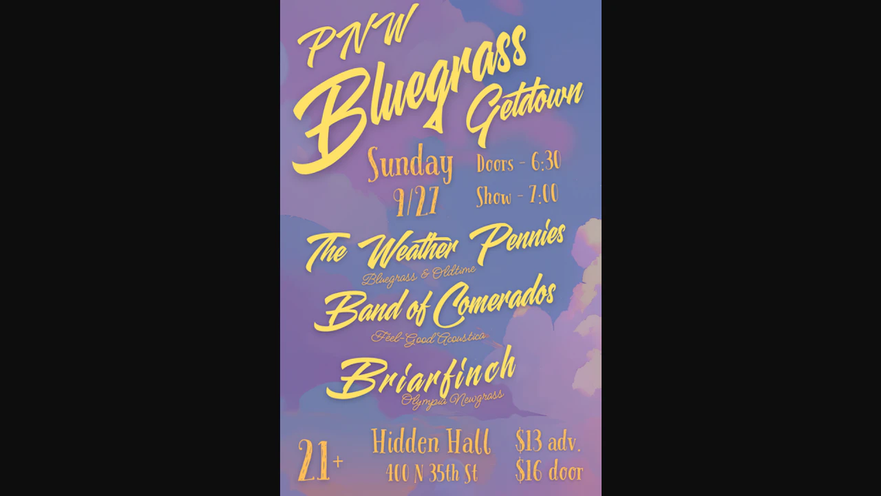 Briarfinch w/ Band of Comerados, The Weather Pennies