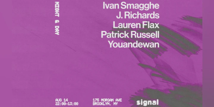 Night & Day: Ivan Smagghe, Youandewan, Lauren Flax