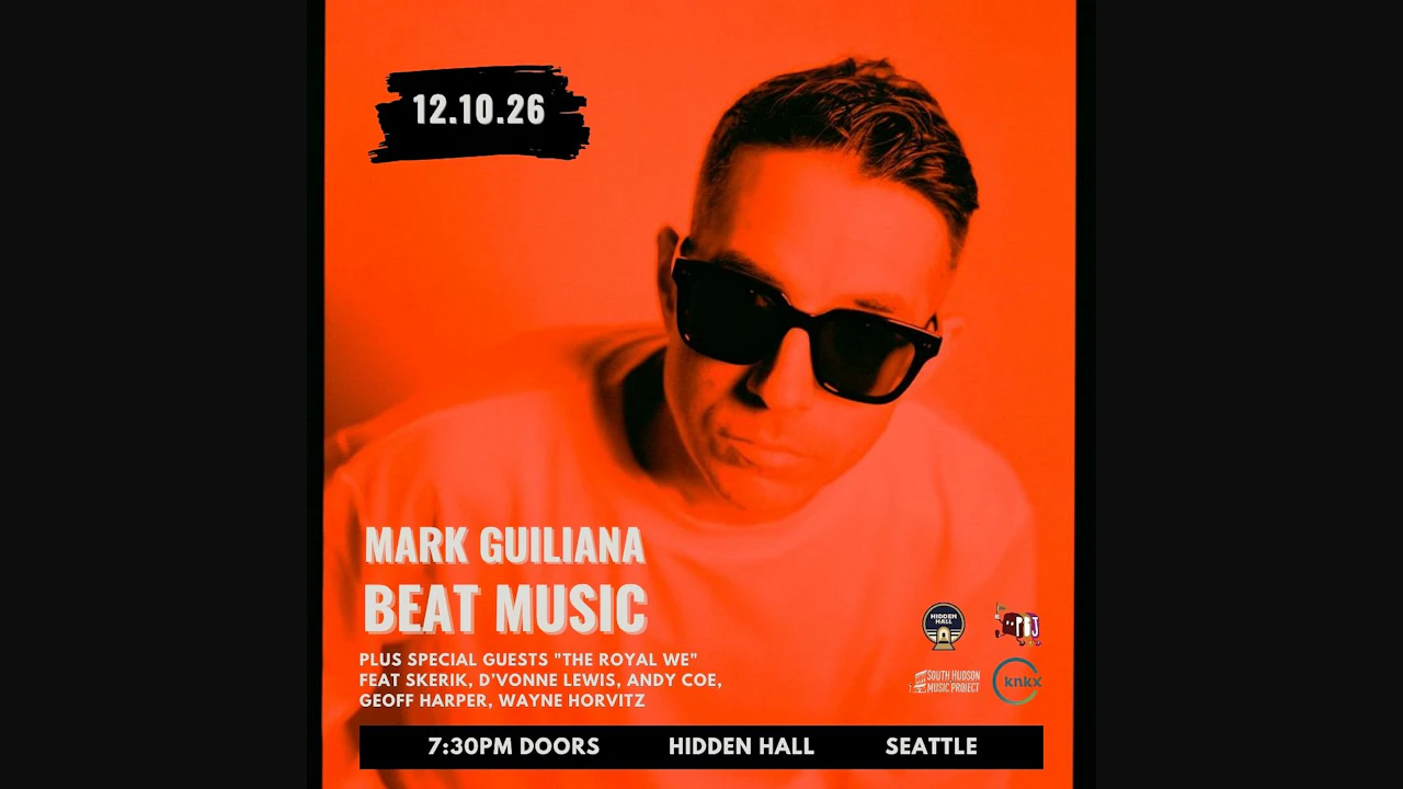 MARK GUILIANA BEAT MUSIC with guests "The Royal We" feat Skerik, D'Vonne Lewis, Andy Coe, Geoff Harper, Wayne Horvitz