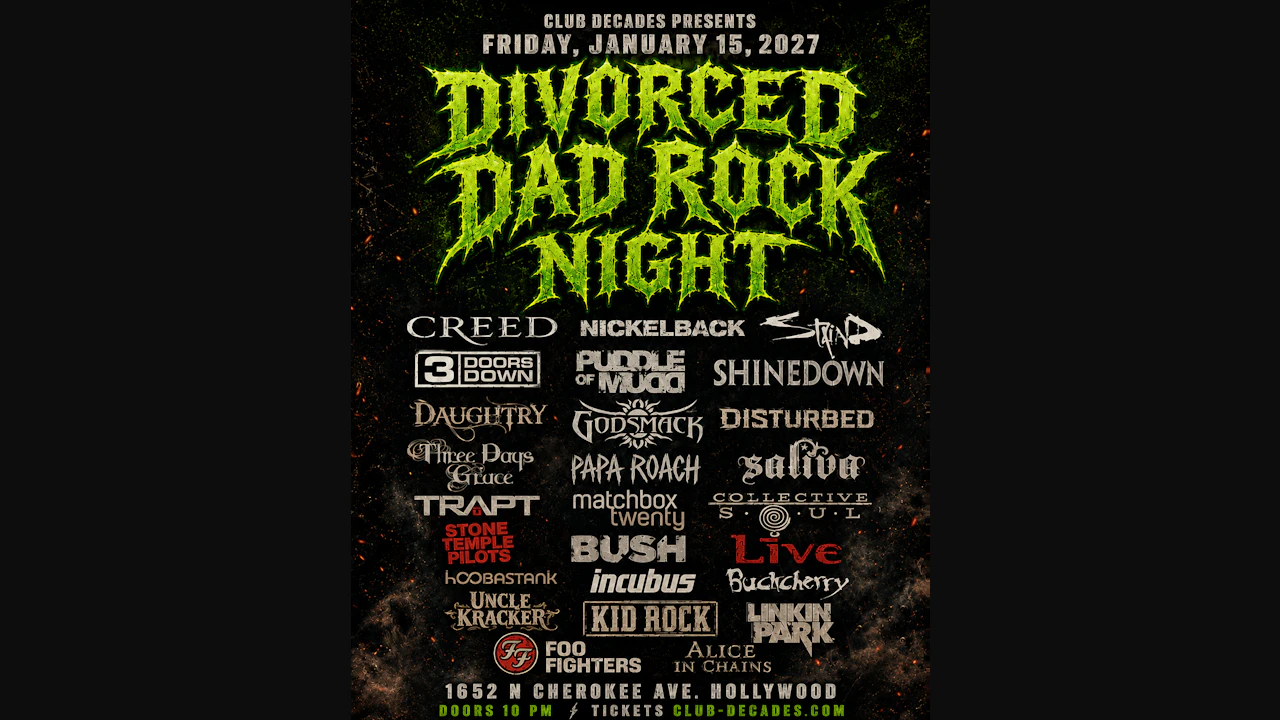 Divorced Dad Rock Night