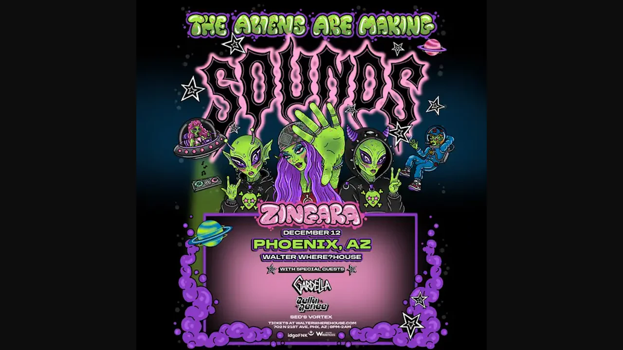 idgaFNK: ZINGARA (The Aliens Are Making Sounds Tour)