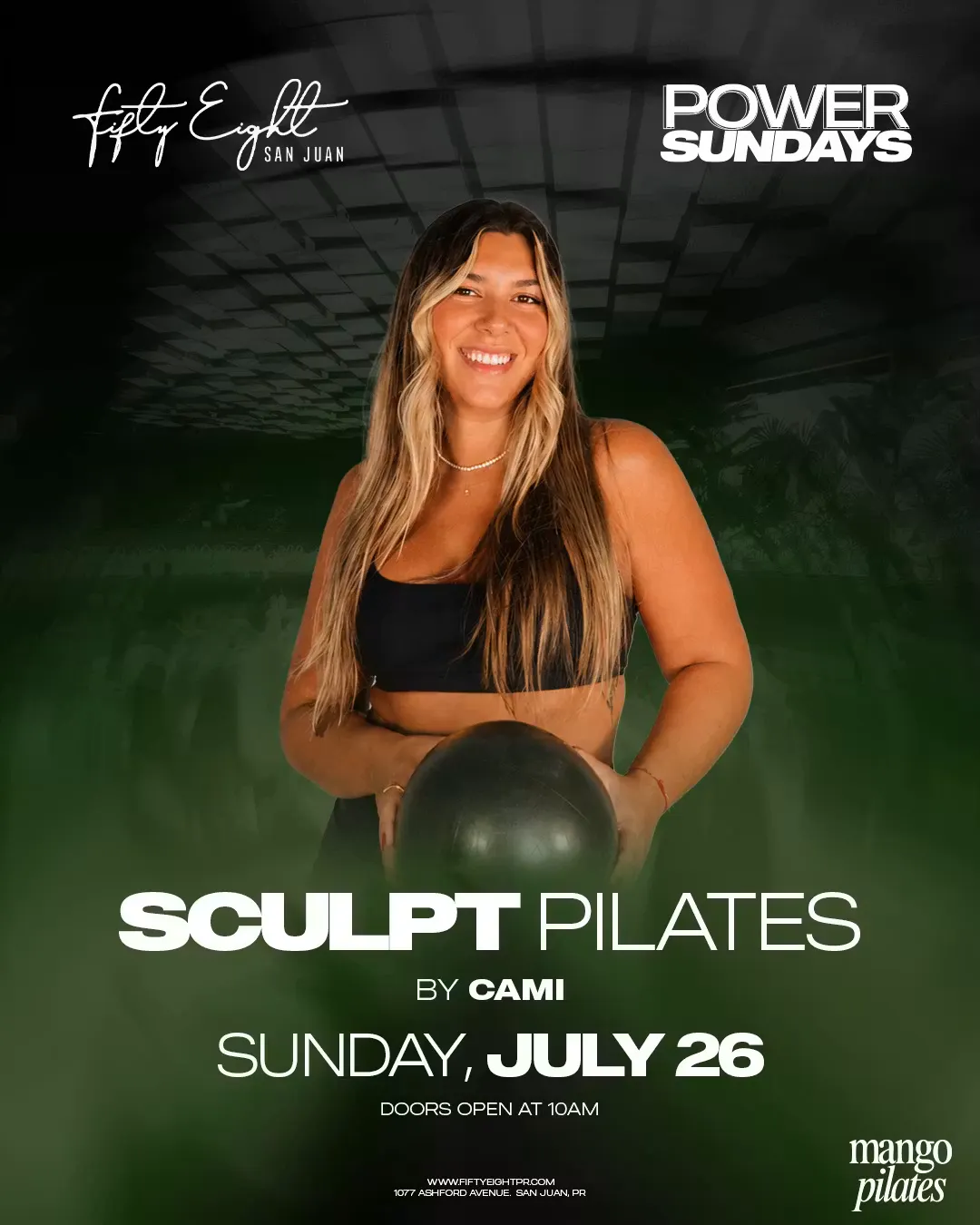 Power Sundays | Sculpt Pilates By Cami Mango Pilates