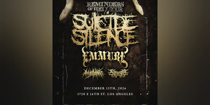 Suicide Silence: Reminders of Hell Tour