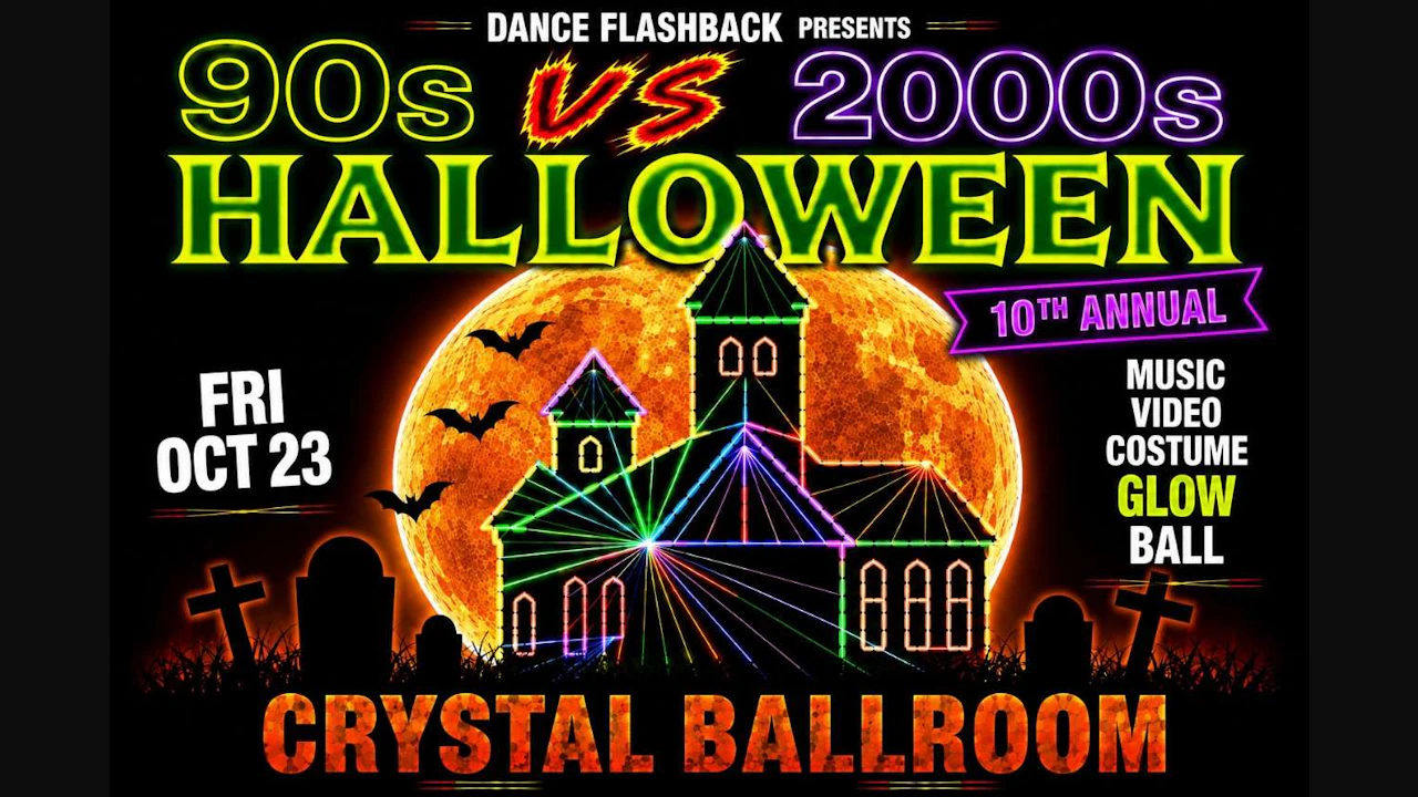 90s vs 2000s Halloween Costume Glow Ball