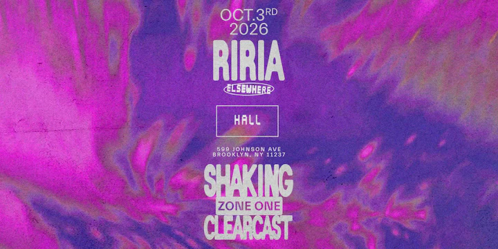 Riria, SHAKING, Clearcast