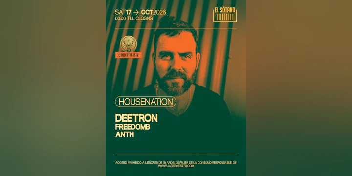 HOUSENATION: Deetron, FredoomB, Anth