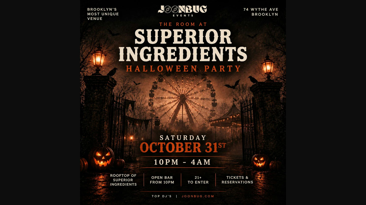 Brooklyn Halloween All Night Party in The Room