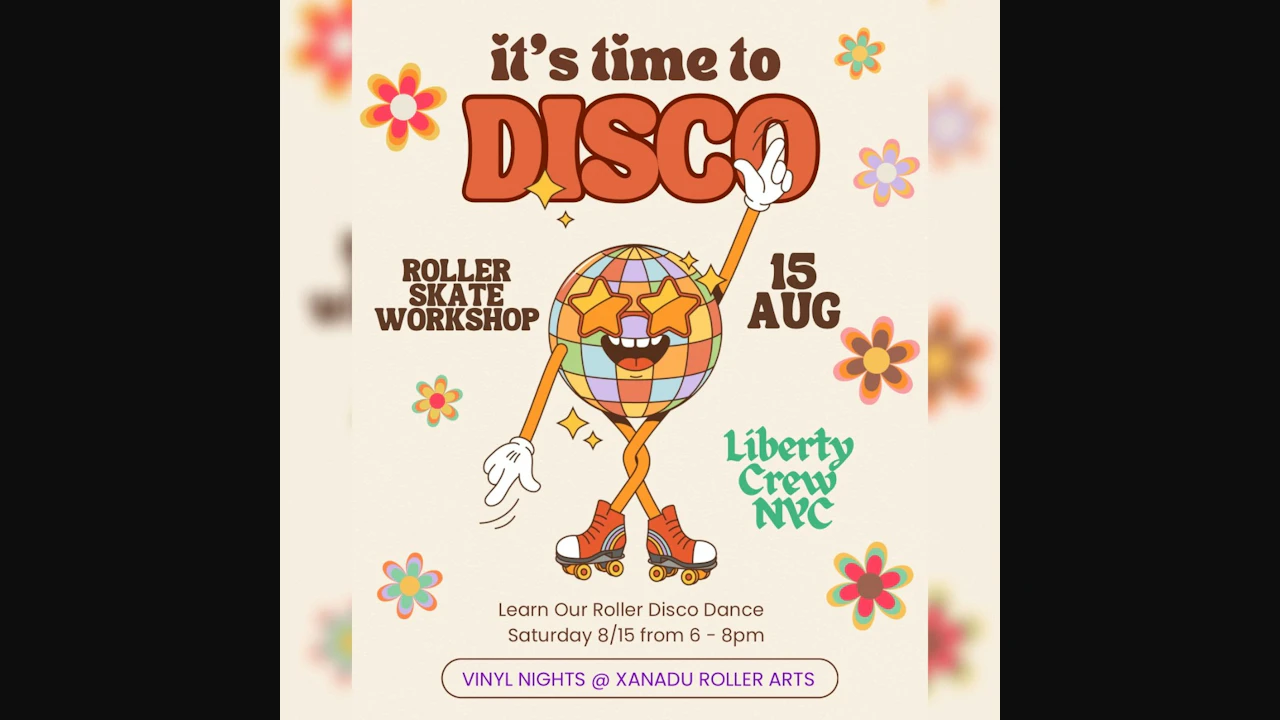 Roller Disco Dance Skate Class with The Liberty Crew (skate workshop)