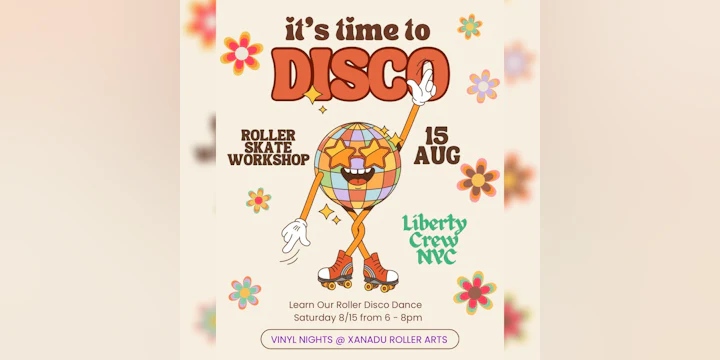 Roller Disco Dance Skate Class with The Liberty Crew (skate workshop)