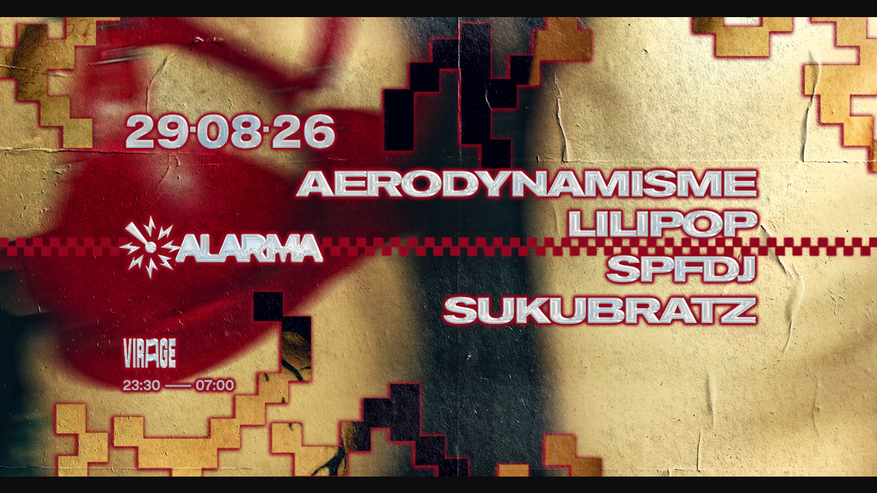 ALARMA: SPFDJ, aerodynamisme, Sukubratz, lilipop