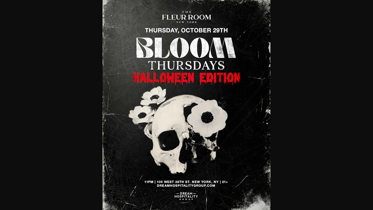 Bloom Thursdays: Halloween Edition @ The Fleur Room