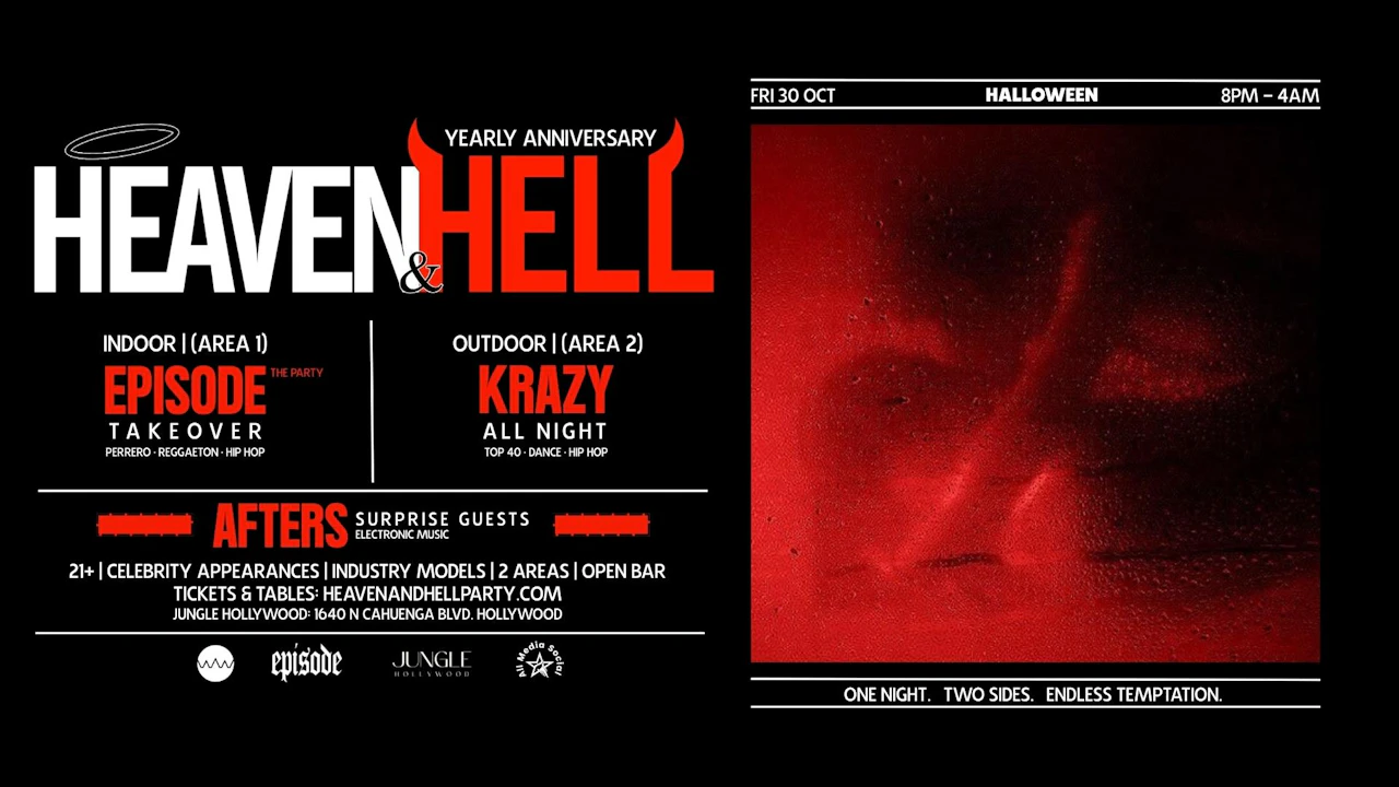 Yearly Anniversary Heaven & Hell Halloween Party
