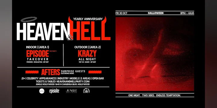 Yearly Anniversary Heaven & Hell Halloween Party
