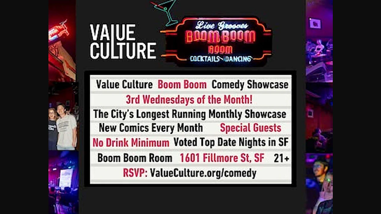 Boom Boom' s Comedy Showcase (No Cover Charge!)