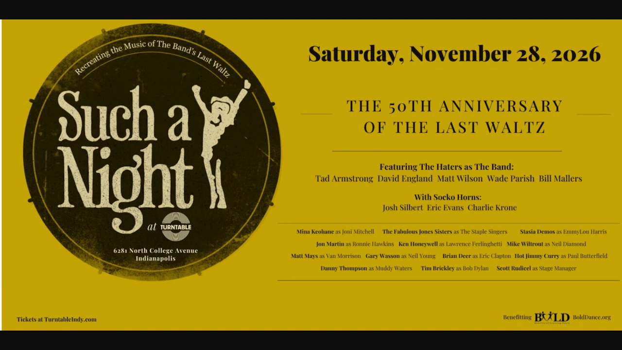 Such a Night: A Tribute to The Band’s Last Waltz