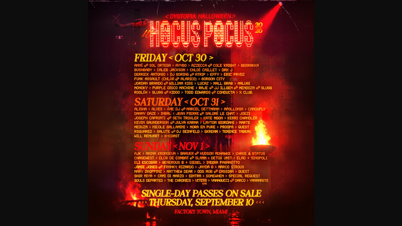 Hocus Pocus 2026 (3-Day Pass)
