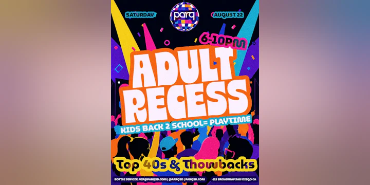 Adult Back to School Day
