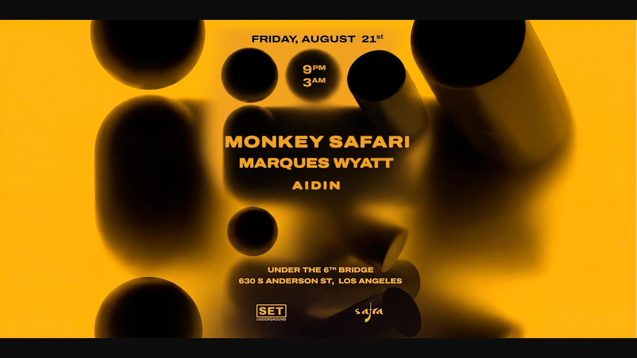 SET & Safra with MONKEY SAFARI & MARQUES WYATT Under the 6th St Bridge, LA