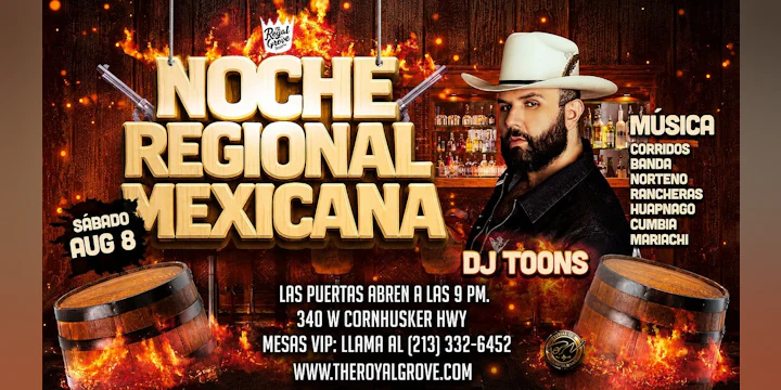 Noche Regional Mexicana | The Royal Grove