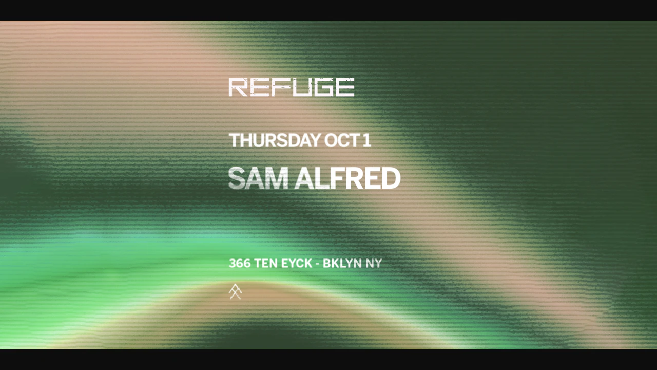 Refuge Thursday w/ Sam Alfred