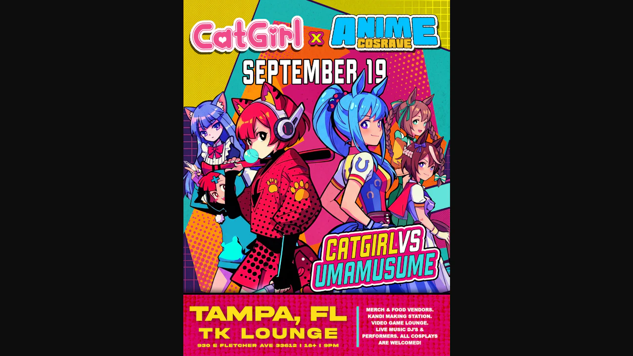 Anime Cosrave: CatGirl VS Umamusume - Tampa, FL