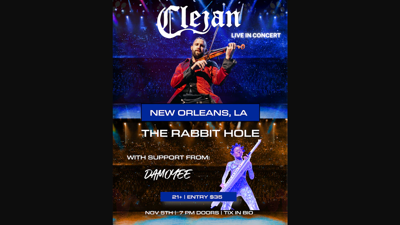 Clejan Live in New Orleans - Outdoor Show