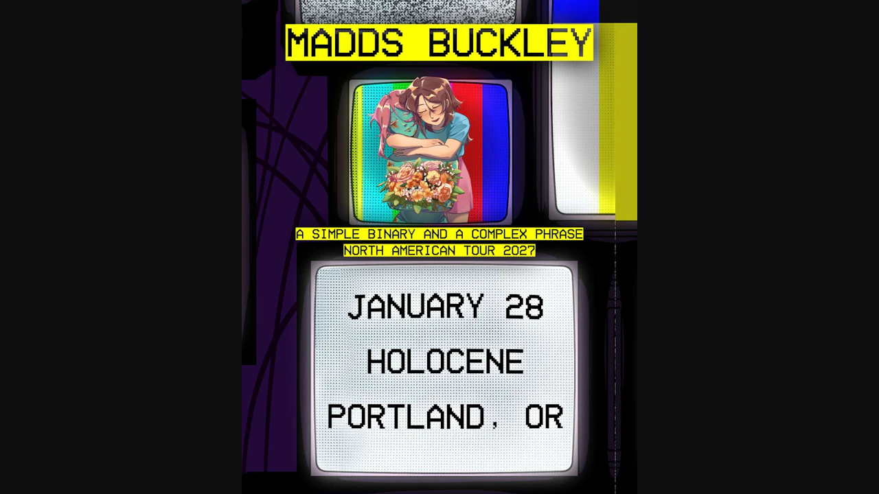 Madds Buckley 2026/2027 North American Tour