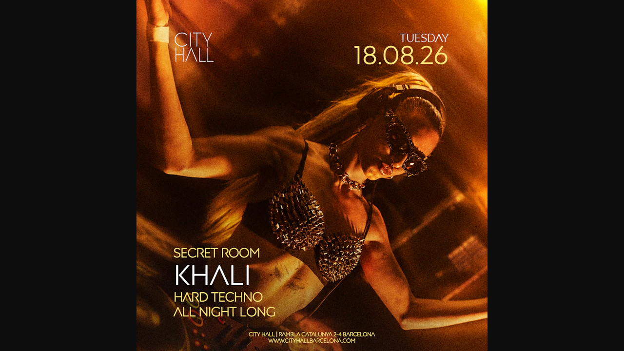 Khali DJ Set All Night Long at Secret Room Ii Hard Techno Ii Download Your Free Pass