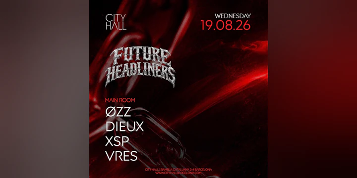 City Hall Pres. Future Headliners Ii Wednesday Ii Download Your Free Pas