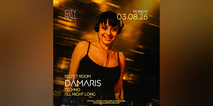 Secret Room Ii Dámaris All Night Long Ii Techno Ii Monday Ii Get Your Free Pass