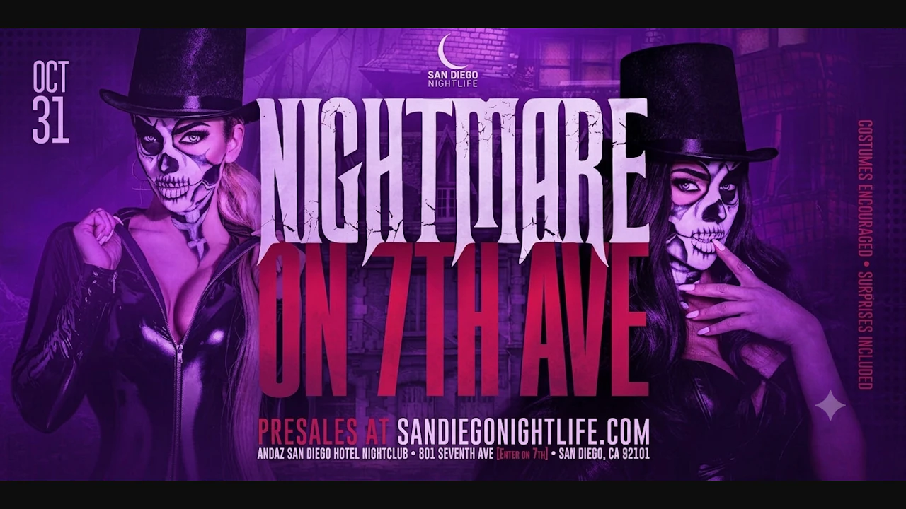 San Diego Halloween Party | Nightmare on 7th Ave