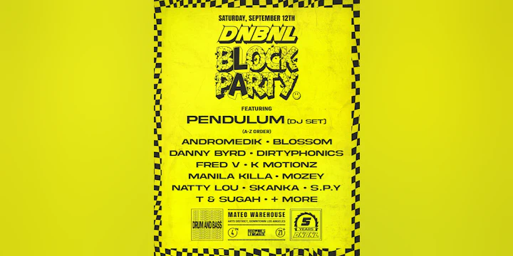 B&l Presents Dnbnl Block Party La