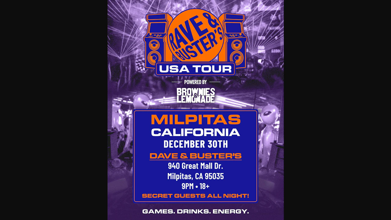 B&L Presents Rave & Buster's Milpitas