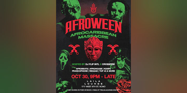 Afroween (Afrobeats Halloween Experience, Afterlife: Night One) Curated by DJ Flip ft Crossfire