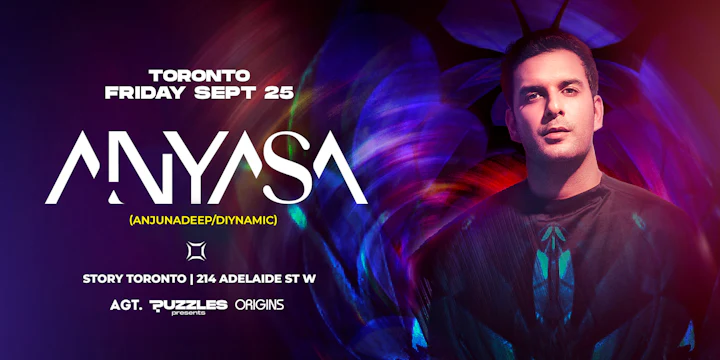 Anyasa (Anjunadeep / Diynamic): Toronto