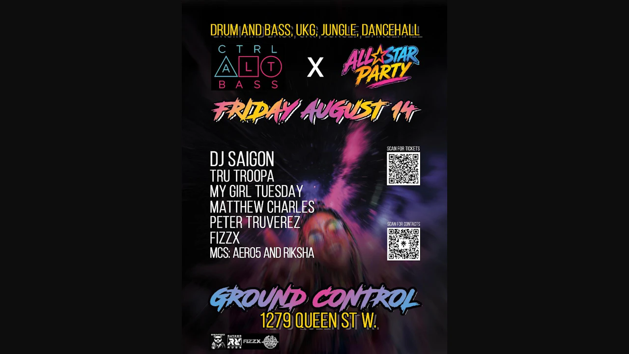 Ctrl Alt Bass X All Star Party