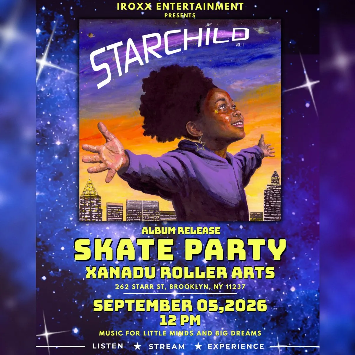 Divi Roxx Kids Album Release Party  All Ages Skate Party (Skate)