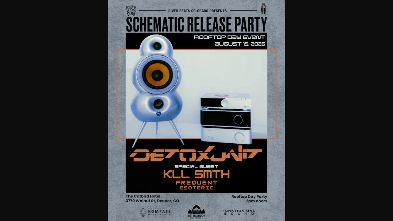The Deep: Detox Unit - Schematic Ep Party w/ Kll Smth, Esoteric & Frequent