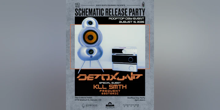 The Deep: Detox Unit - Schematic Ep Party w/ Kll Smth, Esoteric & Frequent