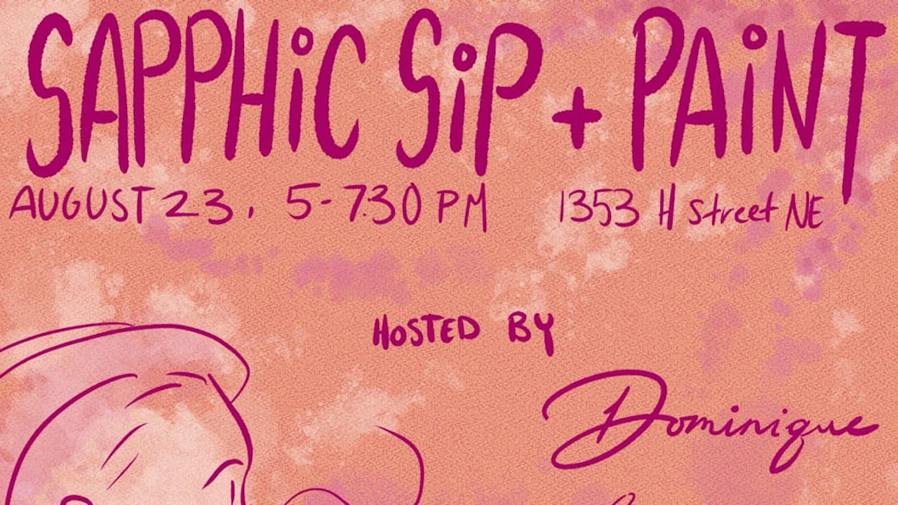 Sapphic Sip n Paint