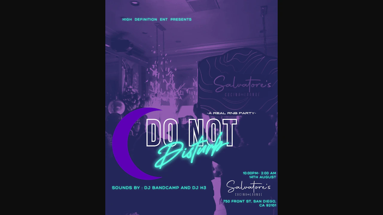 Do Not Disturb: A Real RNB Party