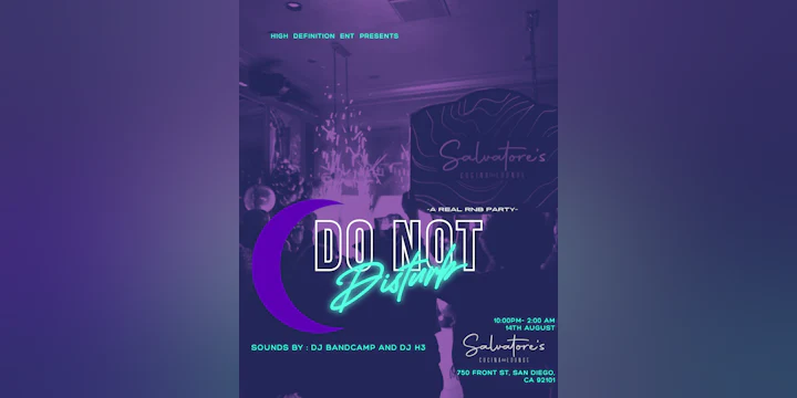 Do Not Disturb: A Real RNB Party