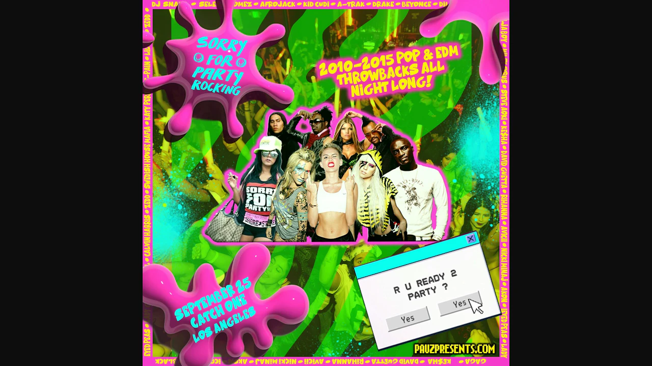 Sorry for Party Rocking (2010-2015 Pop & Edm All Night Long!)