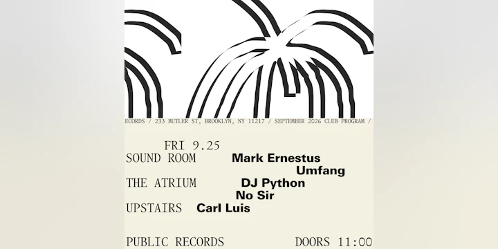 Mark Ernestus, Umfang / DJ Python, No Sir / Carl Luis