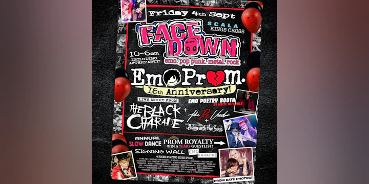 Face Down - Pop Punk, Metal, Emo Night London