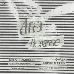 Oval & Musik Mattin: Ana Roxanne