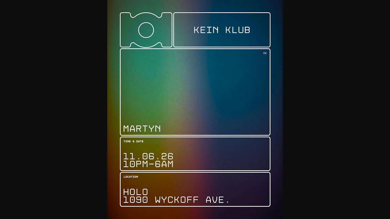 Kein Klub (lineup tba)