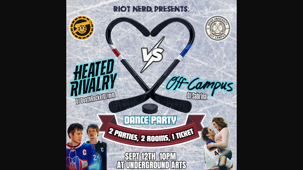 Heated Rivalry x Off Campus Dance Party