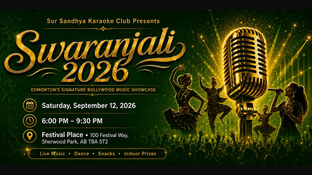 Swaranjali 2026: Edmonton's Signature Bollywood Music Showcase